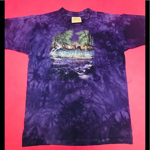 The Mountain Tops - The Mountain “Horses Running” T Shirt Size XL